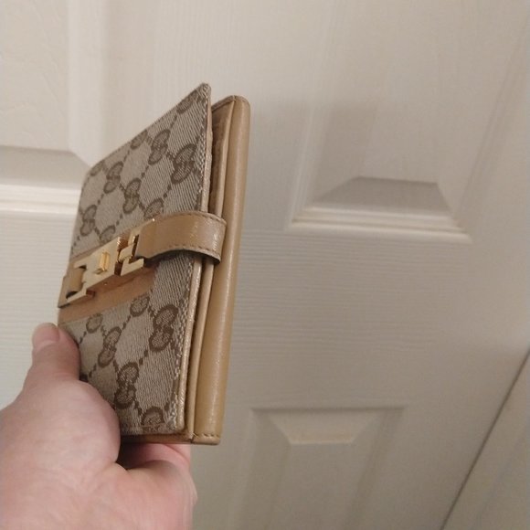 Gucci Classic Jackie O Wallet Beige - Picture 6 of 16